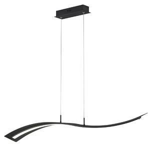 Lampada a Sospensione da Interno a LED in Metallo Nero Opaco