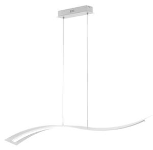 Lampada a Sospensione da Interno a LED in Metallo Bianco Opaco