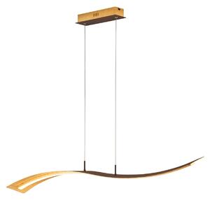 Lampada a Sospensione da Interno a LED in Metallo Oro