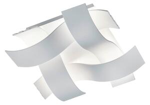 Plafoniera da Interno a LED in Metallo Bianco Opaco
