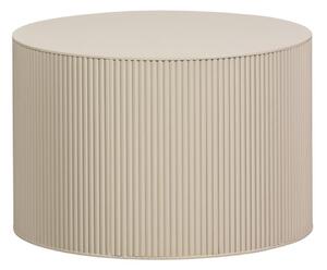 Tavolino rotondo beige ø 60 cm Sanne - WOOOD