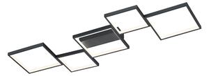 Plafoniera da Interno a LED in Metallo Nero Opaco