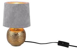 Lampada tavolo da Interno a LED in Ceramica Oro