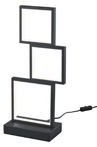 Lampada tavolo da Interno a LED in Metallo Nero Opaco