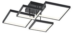 Plafoniera da Interno a LED in Metallo Nero Opaco