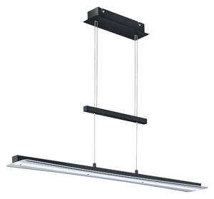 Lampada a Sospensione da Interno a LED in Metallo Nero Opaco