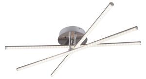 Plafoniera da Interno a LED in Metallo Nickel Opaco