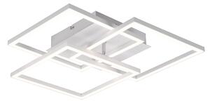 Plafoniera da Interno a LED in Metallo Bianco Opaco