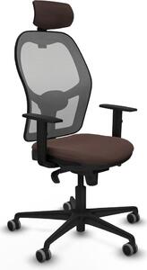 Sedia da ufficio con poggiatesta Jorquera Piqueras y Crespo 1D036G2 Grigio Marrone scuro