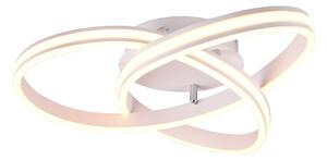 Plafoniera da Interno a LED in Metallo Bianco Opaco
