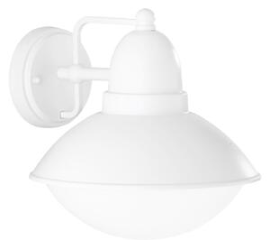 Applique da Esterno E27 in Pressofusione di alluminio Bianco Opaco