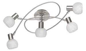 Plafoniera da Interno E14 in Metallo Nickel Opaco