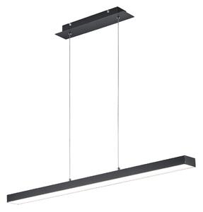 Lampada a Sospensione da Interno a LED in Alluminio Nero Opaco