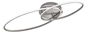 Plafoniera da Interno a LED in Metallo Nickel Opaco