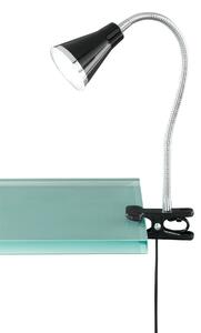 Lampa a morsetto da Interno a LED in Plastica Nero