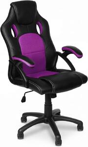 Sedia da ufficio ergonomica, dotata di braccioli, schienale reclinabile e regolazione dell'altezza, con una capacità di carico fino a 150 kg