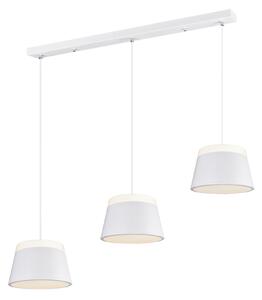 Lampada a Sospensione da Interno E14 in Metallo Bianco Opaco