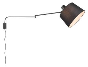 Applique da Interno a LED in Metallo Nero Opaco