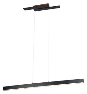 Lampada a Sospensione da Interno a LED in Metallo Nero Opaco