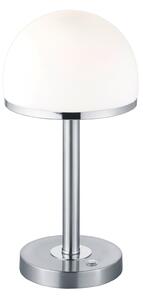 Lampada tavolo da Interno a LED in Metallo Nickel Opaco