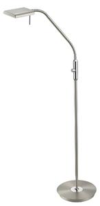 Piantana da Interno a LED in Metallo Nickel Opaco