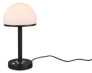 Lampada tavolo da Interno a LED in Metallo Nero Opaco