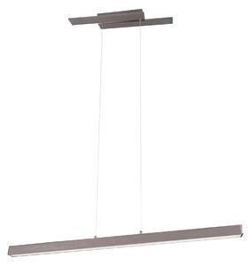 Lampada a Sospensione da Interno a LED in Metallo Nickel Opaco