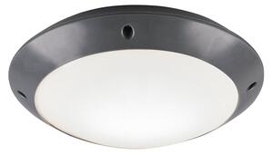Plafoniera da Esterno E27 in Plastica Antracite
