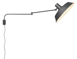 Applique da Interno a LED in Metallo Nero Opaco