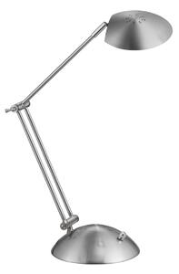 Lampada tavolo da Interno a LED in Metallo Nickel Opaco