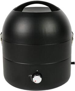Griglia da tavolo - Griglia compatta - Divertimento spontaneo con il barbecue - Bruciatore in acciaio inossidabile - Superficie di cottura di 31 cm - Colore: nero