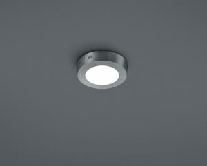 Plafoniera da Interno a LED in Alluminio Nickel Opaco