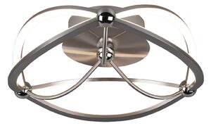 Plafoniera da Interno a LED in Metallo Nickel Opaco