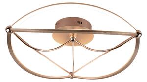 Plafoniera da Interno a LED in Metallo Ottone Opaco