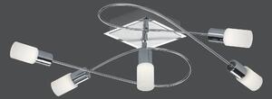 Plafoniera da Interno a LED in Metallo Cromo