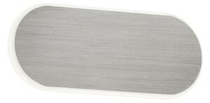 Applique da Interno a LED in Metallo Nickel Opaco