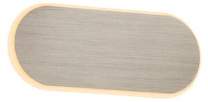 Applique da Interno a LED in Metallo Nickel Opaco