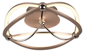 Plafoniera da Interno a LED in Metallo Ottone Opaco