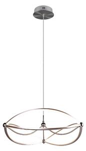 Lampada a Sospensione da Interno a LED in Metallo Nickel Opaco