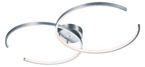 Plafoniera da Interno a LED in Metallo Nickel Opaco