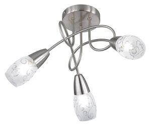 Plafoniera da Interno E14 in Metallo Nickel Opaco