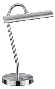 Lampada tavolo da Interno a LED in Metallo Nickel Opaco