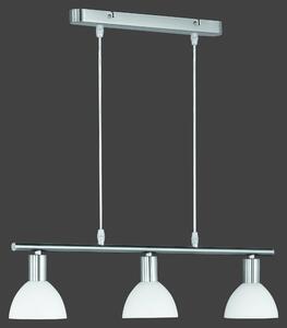 Lampada a Sospensione da Interno E14 in Metallo Nickel Opaco