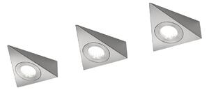 Applique da Interno a LED in Metallo Nickel Opaco
