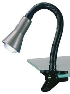 Lampa a morsetto da Interno E14 in Plastica Alluminio