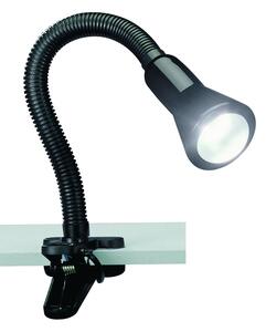 Lampa a morsetto da Interno E14 in Plastica Nero