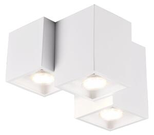 Plafoniera da Interno a LED in Metallo Bianco Opaco