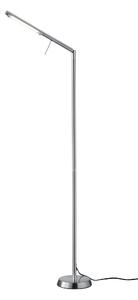 Piantana da Interno a LED in Metallo Nickel Opaco