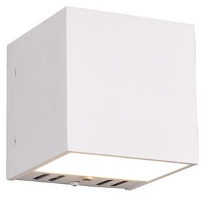 Applique da Interno a LED in Metallo Bianco Opaco