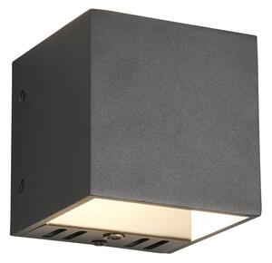 Applique da Interno a LED in Metallo Nero Opaco